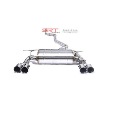 Exhaust system for BMW 3 series f30 f35 e92 e90 downpipe with catalytic cat back with valve control with 4 tips auto parts