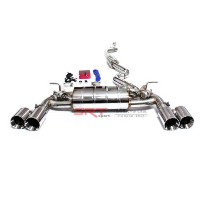 Exhaust System For Bmw 4 Series F32 F36 Lossless Original Car Downpipe With Catalytic Cat Back With Valve Control With 4 Tips